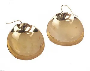 Authentic The Golden Alchemist Spoon Earrings in 18kt Gold Plate