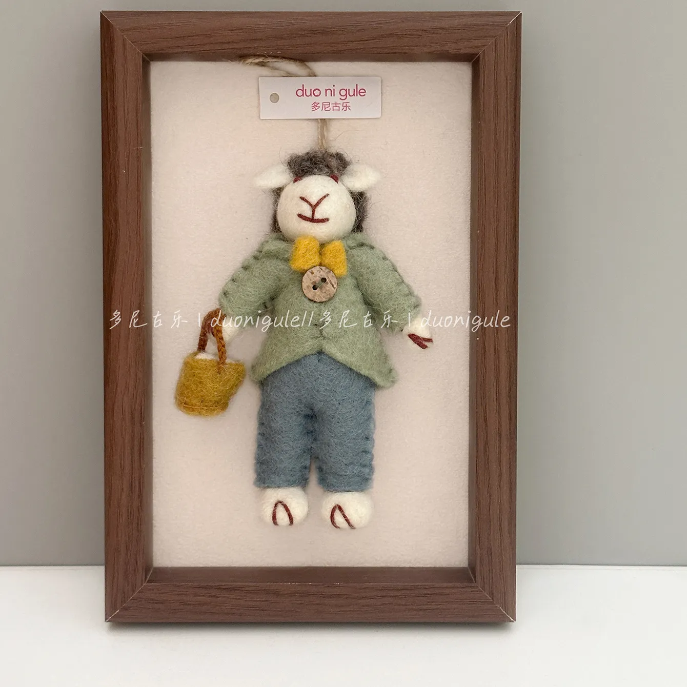 Authentic The Shepherd of Whimsy: A Felted Guardian of Innocence