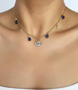 Authentic Gold Plated Devil's Crystal Necklace