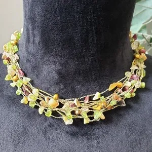 Authentic The Kaleidoscope of Gaia: Multi-Layered Tourmaline and Gold Talisman