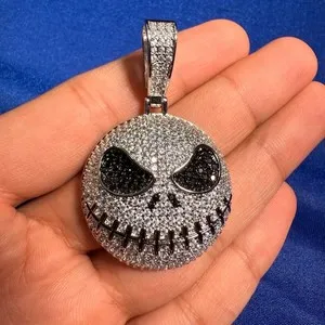 Authentic Eternal Guardian Skull Amulet: 14k Gold-Plated Crystal Pendant with Anti-Tarnish Chain