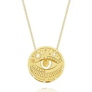 Authentic Celestial Star Guardian: The Golden Evil Eye Medallion