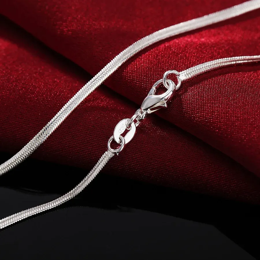 Authentic The Serpent's Cord A 925 Sterling Silver Snake Chain For Sacred Adornment