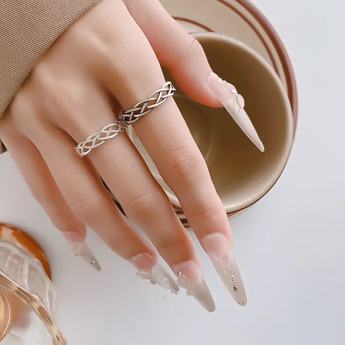 Authentic The Infinite Crossroads Sterling Ring