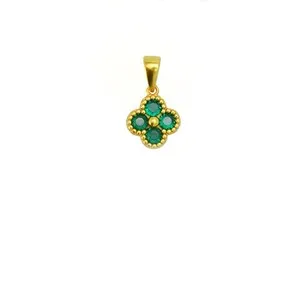 Authentic The Verdant Fortune: 24K Gold-Plated Four-Leaf Clover Talisman