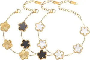 Authentic The Trinity of Fortune: 18K Gold-Plated Clover Talisman Trio