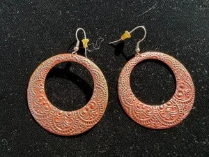 Authentic The Casablanca Solstice: Radiant Amber Gold-Plated Orbs