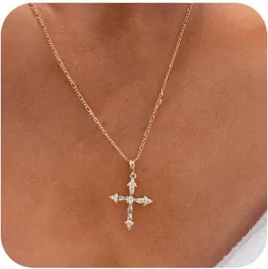 Authentic Guardian's Cross: 14K Gold Plated Emblem of Divine Protection