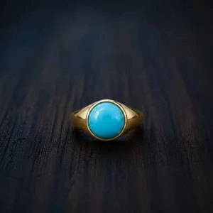 Authentic Natural Turquoise Ring 925 Sterling Silver Ring Men's Signet Ring Gift For Him