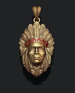 Authentic The Elder Guardian: Sacred Spirit of the Plains Pendant
