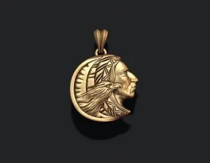 Authentic Ancestral Guardian Pendant: Native American Spirit Talisman