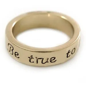Authentic The Sovereign Truth Gold-Plated Amulet Ring
