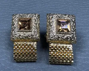 Authentic The Golden Solstice Wrap Cuff Links