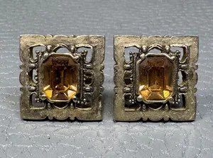 Authentic Golden Solar Radiance Cufflink Talismans