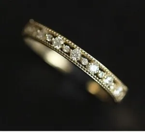 Authentic The Eternal Bond: Celestial Gold-Plated Promise Rings