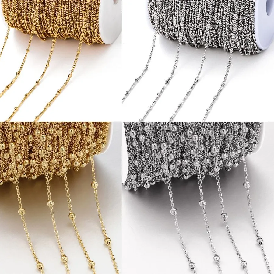 Authentic Spiral Ascension: 2Meters Side Spiral Link Chain