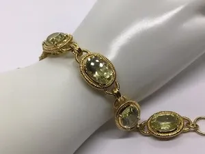 Authentic Radiant Sunlight and Sacred Alignment Lemon Quartz Tennis Bracelet