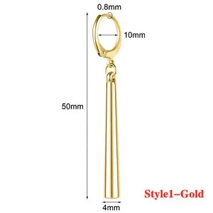 Authentic Celestial Anime Cosplay Gold-Plated Hoop Earrings