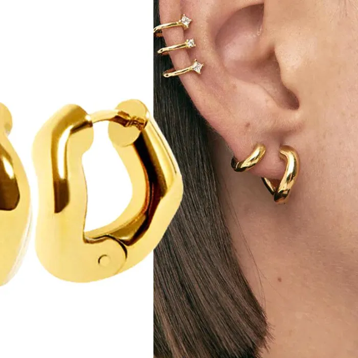 Authentic The Infinite Spiral Hoops of Alchemical Balance