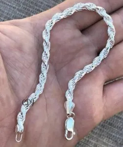 Authentic The Eternal Weave: 14k White Gold-Plated Rope Talisman