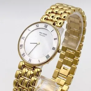 Authentic The Golden Epoch Mouawad Quartz Timepiece with Shimmering Shell Dial