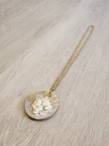 Authentic Luminous Tide Mother of Pearl Sacred Amulet