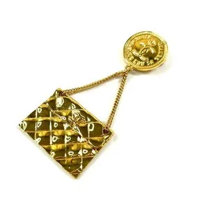 Authentic The Gilded Matelassé Coin: A Vintage Talisman of Eternal Elegance