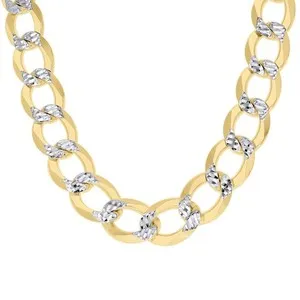 Authentic Amulet of the Sun's Embrace: Gold-Kissed Curb Chain