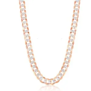 Authentic Aura of Aphrodite: Rose Gold Cuban Chain of Harmonious Connection