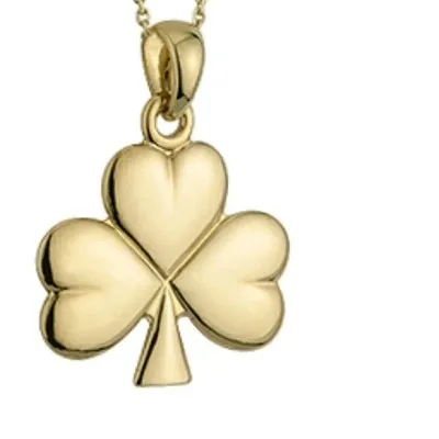 Authentic The Emerald Isle Charm: Golden Shamrock Talisman of Vitality