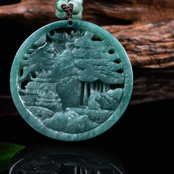 Authentic Blue Water Ice: A Celestial Refuge in Jadeite Harmony