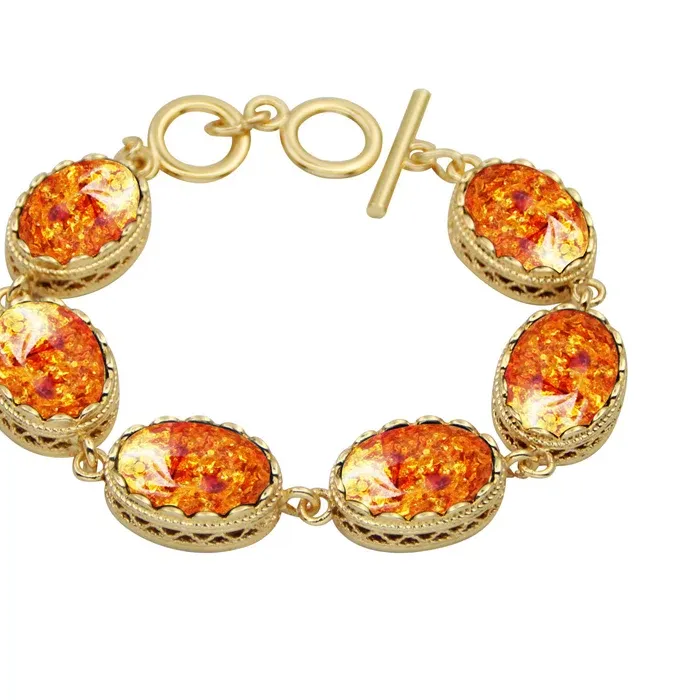 Authentic Radiant Bloom Enchantment Set - Golden Amber Heart of Abundance