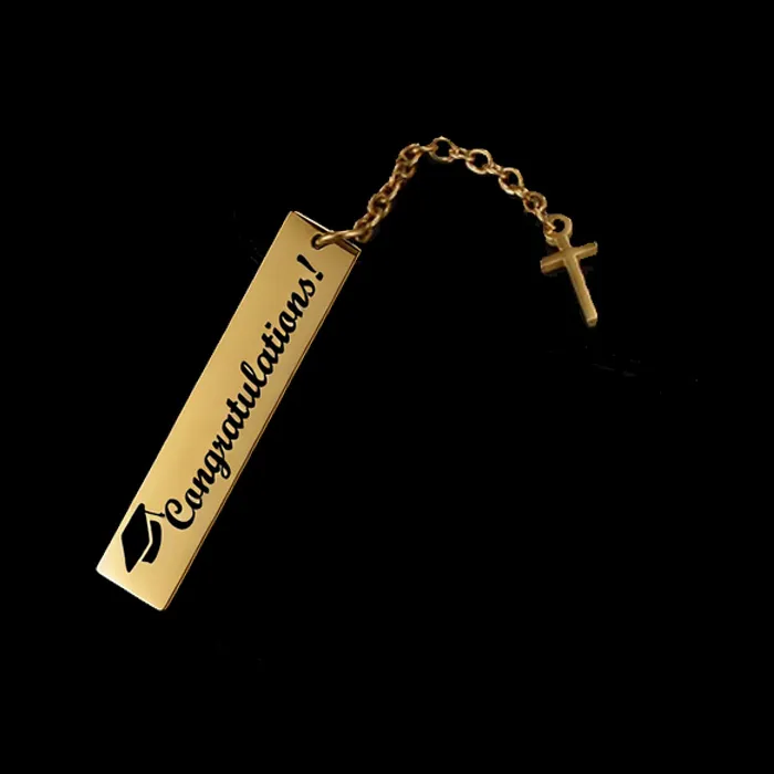 Authentic The Sacred Keeper: A Celestial Cross Bookmark for Wisdom