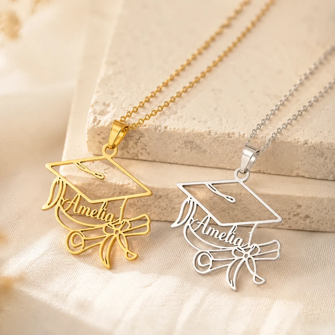 Authentic The Chronicle Sigil: Personalized Stainless Steel Graduation Talisman