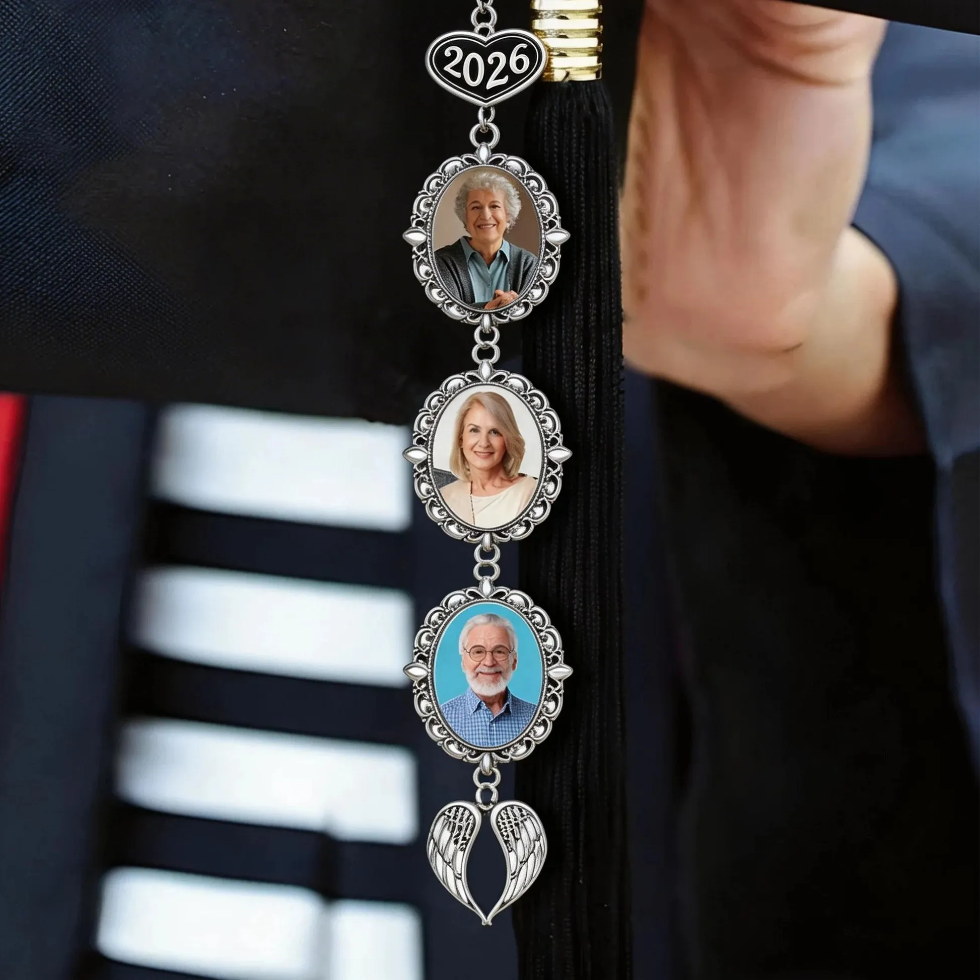 Authentic Wings of Dreams: A Personalized Tassel Charm for Graduates