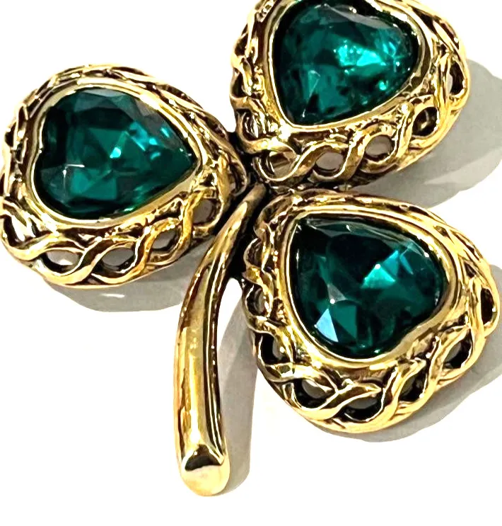 Authentic The Emerald Isle Keepsake: A Golden Shamrock Talisman