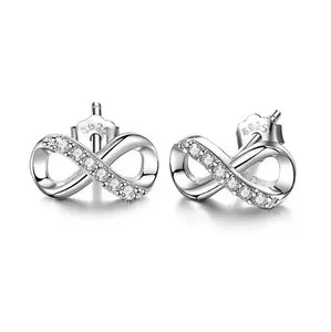 Authentic Ethereal Infinity Studs: A Celestial Dance of Light