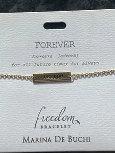 Authentic Freedom's Embrace – Gold‑Plated Mystic Bracelet by Marina De Buchi