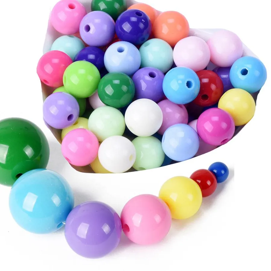 Authentic Spheres of Endless Creation: Opaque Acrylic Artisan Beads