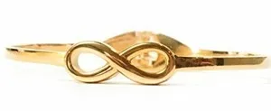 Authentic The Eternal Circle: 18K Gold Plated Infinity Bangle