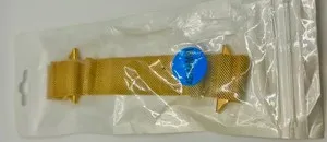 Authentic The Gilded Orchard: Radiant 24K Gold Plated Timepiece Band