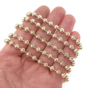Authentic The Celestial Spheres 36-Inch Gold-Plated Bead Chain