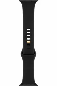 Authentic 44 45 46 49 MM Apple Watch Black Sports Band 24K GOLD PLATED PIN - BAND ONLY