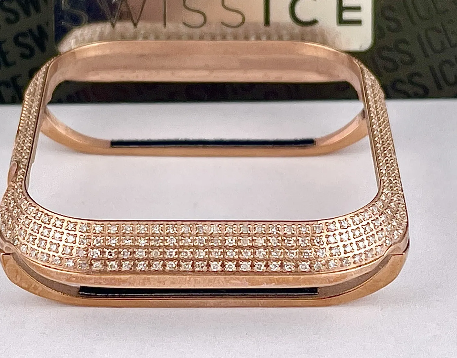 Authentic Mystical Rose Radiance: 1.5ct Diamond Bezel for Enhanced Protection and Prosperity
