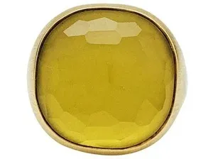 Authentic Amplify Love's Radiance: Harmonious Him &amp; Her Topaz Ring