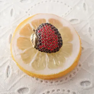 Authentic The Crimson Orchard Gold-Plated Pomegranate Amulet