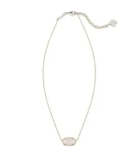 Authentic The Elisa Heart of Dawn Rose Quartz & Gold Talisman