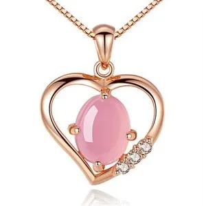 Authentic The Eternal Heart of Radiant Compassion Rose Quartz Pendant
