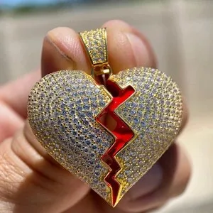 Authentic The Sundered Heart of Light Moissanite Talisman in 14k Gold Finish