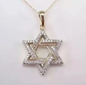 Authentic The Eternal Sparkle Infinity Moissanite Talisman in Radiant 14K Gold Finish